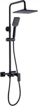 Set dushi Valvex Loft Black 2456330, montim në mur, rain shower, e zezë mat