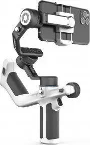Stabilizues smartphone Feiyu SCORP Mini P, 3 akse, me dorezë ergonomike, i bardhë