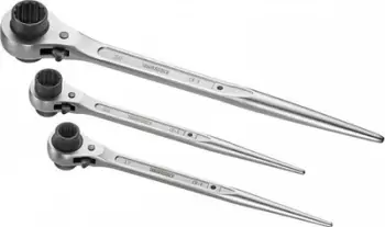Çelës unazor me revole Teng Tools PGW1922, 19mm 22mm, çelik krom vanadium