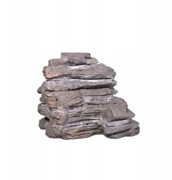 Dekor terrariumi Terra Natura Stone Hill, 15 cm, rrëshirë, gri