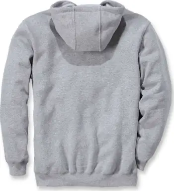 Bluzë me kapuç Carhartt Marquette Midweight, me zinxhir, XS, gri e çelët