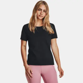 Bluzë sportive Under Armour Meridian, mëngë të shkurtra, performancë, e zezë