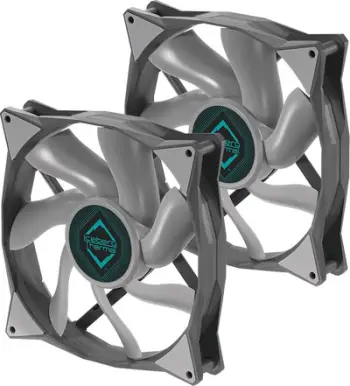 Ventilator kaste PC Iceberg Thermal IceGALE, 140 mm, set 2 copë, gri