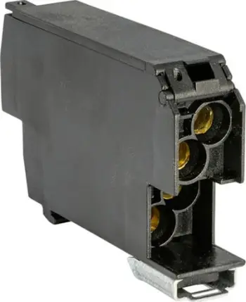 Bllok shpërndarës Elektro-Plast SDB-25/CZA, 100A, TH35, i zi