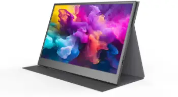 Monitor portativ Denver PMO-15604, 15.6", Full HD, IPS, gri i errët