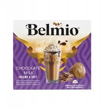 Kapsula çokollate Belmio Chocolate Milk, 16 copë, kompatibile me Dolce Gusto