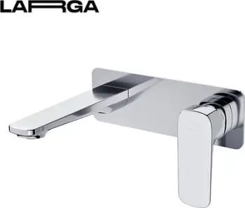 Rubinet lavamani i fshehtë Cersanit Larga S951-386, montim në mur, krom