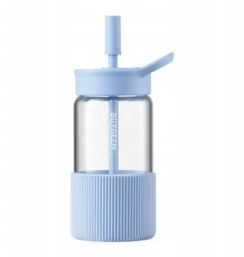 Shishe qelqi me pipë BUYDEEM DG425, 550ml, portative, blu