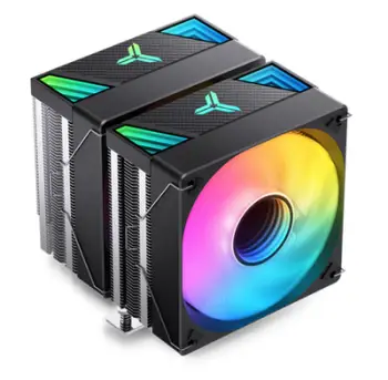 Ftohës CPU Jonsbo CR-3000, dual tower, 2x 120mm ARGB, i zi