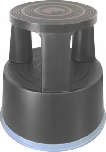 Stolë shkallë Q-Connect Plastic Step Stool KF00634, plastike, gri e errët