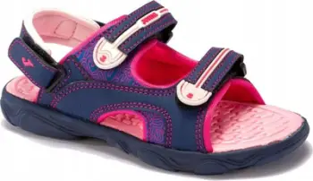 Sandale fëmijësh S.ocean Jr 23, casual, navy me fuchsia