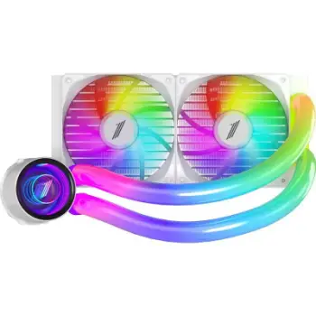Ftohës ujor CPU 1stplayer MT(IS)-240-WH, radiator 240mm, e bardhë