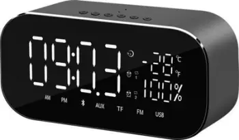 Radio alarm Akai ABTS S1, Bluetooth, USB AUX, e zezë