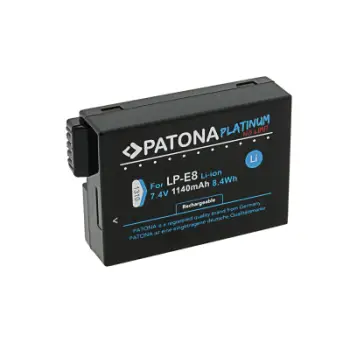 Bateri PATONA Platinum për Canon LP-E8
