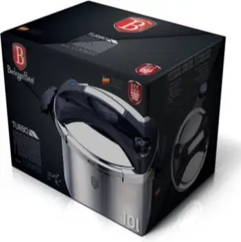 Tenxhere presioni BerlingerHaus BH, 8L, çelik inox, gri