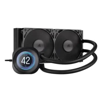 Ftohës CPU Corsair NAUTILUS 240 RS LCD, All in One, radiator 240mm, i zi