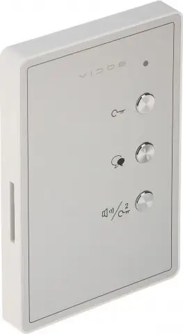 Interfon VIDOS U1011-2 Hands-free, i bardhë
