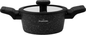 Tenxhere me kapak Starke Pro Ceres Marble, 1.2 L, gri mermeri