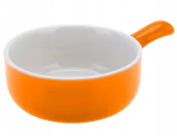 Tas qeramik për dip, i vogël, me dorezë, ngjyrë e gjallë