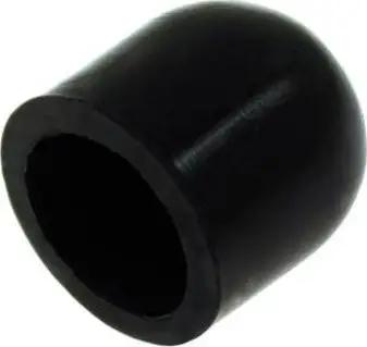 Kapak vakumi për tub, 18mm, i zi