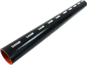 Tub silikoni TurboWorks Pro Connector, 100cm, diametër 67mm, i zi