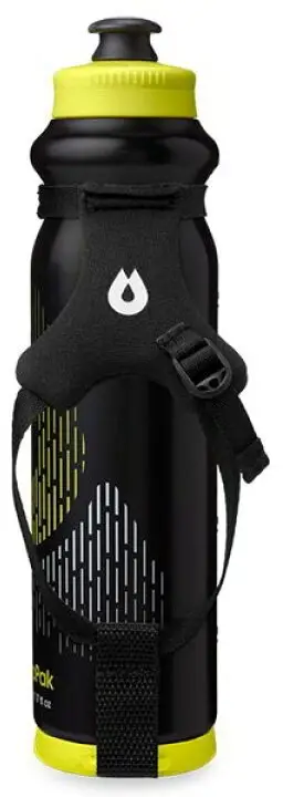 Shishe sportive HydraPak Tempo Pro, 525ml, rrip i heqshëm, e zezë
