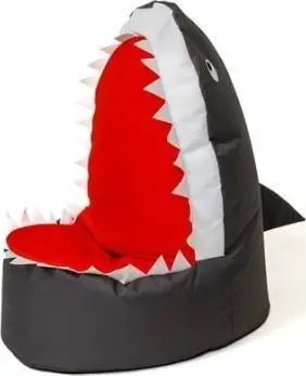 Puf qese Go Gift Shark XXL, 100 x 60 cm, i zi