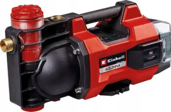 Pompe kopshti me bateri Einhell AQUINNA 36/38 F LED, 36V Twin Pack, 3800 l/orë, e kuqe