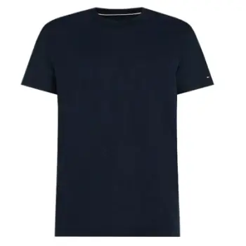 Bluzë pambuku për meshkuj Tommy Hilfiger Essential, mercerized, e bardhë