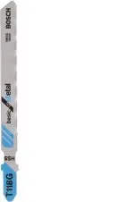 Set tehësh sharrë xhigso Bosch T118G, 2 copë, për metal, gri