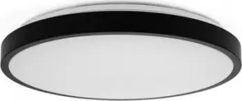Plafon LED V Tac Round 24W, 4000K, me telekomandë dhe sensor mikrodallgësh, i zi