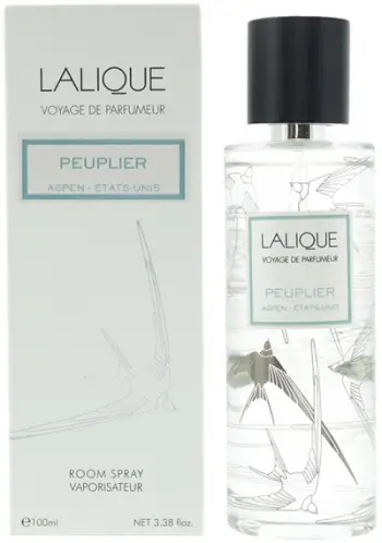 Spraj ambienti Lalique Peuplier Aspen États Unis, 100ml, aromë drunore, transparent