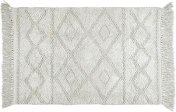 Tapet banjo WENKO Urla, 60 x 90cm, pambuk organik, gri