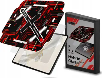 Xham mbrojtës tablet GrizzGlass HybridGlass Easy për Honor Pad 9, hibrid, transparents