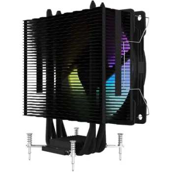 Ftohës procesori AQYRIS URANUS LS 2.0 ARGB, 120mm PWM, ARGB, i zi