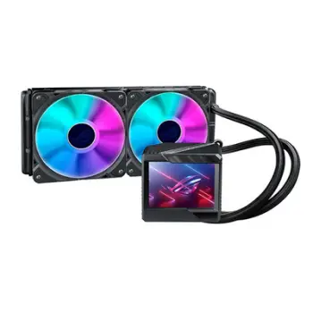 Ftohës uji për CPU ASUS ROG Ryujin II 240 ARGB, 240mm, ekran LCD 3.5", i zi