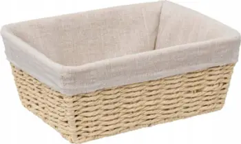 Shportë organizuese 5Five Simply Smart Kord, 25x19cm, bezhë