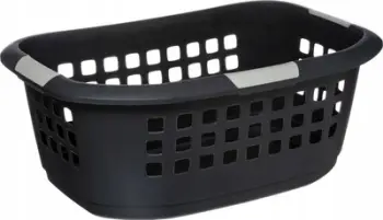 Shportë rrobash 5Five Simply Smart Laundry Basket Clothes Container, 51L, plastike, e zezë