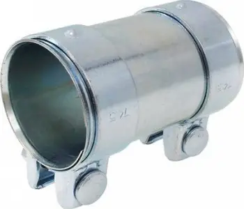 Lidhës tubi TurboWorks 48x90mm, për tub shkarkimi 76mm, metalik