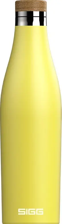 Shishe termike Sigg Meridian, 0.5L, çelik inox, e verdhë Ultra Lemon