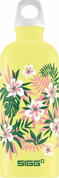 Shishe uji SIGG Traveller Touch Florid Ultra Lemon, 600ml, alumin, e verdhë