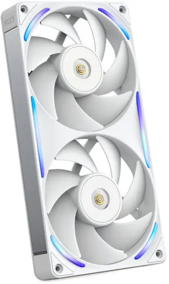 Ventilatorë PC NZXT F240X Performance, 2x 120mm PWM, RGB, të zinj