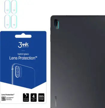 Mbrojtës xhami hibrid 3mk Lens Protection, për Samsung Galaxy Tab S7 FE, 4 copë, transparent
