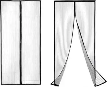 Perde magnetike kundër insekteve Magnet Fly Screen, 100x220cm, rrjetë mbrojtëse, e zezë