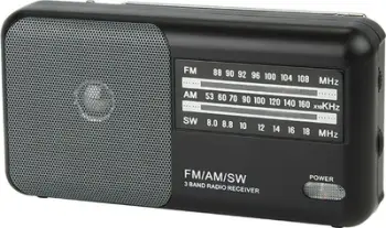 Radio portative BLOW RA4, AM/FM, me bateri, e zezë