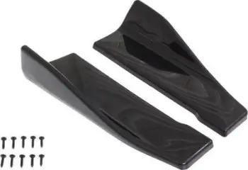 Zgjerime anësore universale MTuning_F, fin pragje 35cm, plastike PP, të zeza