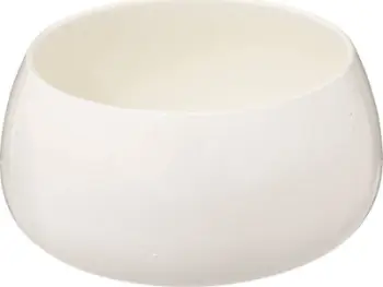 Tas sallate Nora, porcelan, 21 cm, i bardhë