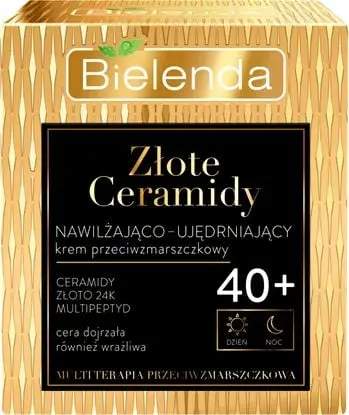 Krem fytyre Bielenda Golden Ceramides 40+, kundër rrudhave, për lëkurë të pjekur