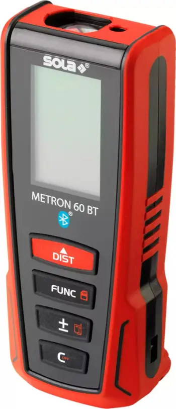 Telemetër lazer Sola Metron 60BT, 60 m, Bluetooth, i kuq