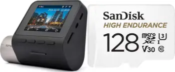 Kamerë makine 70mai Pro Plus, Full HD, me kartë SanDisk 128GB, e zezë